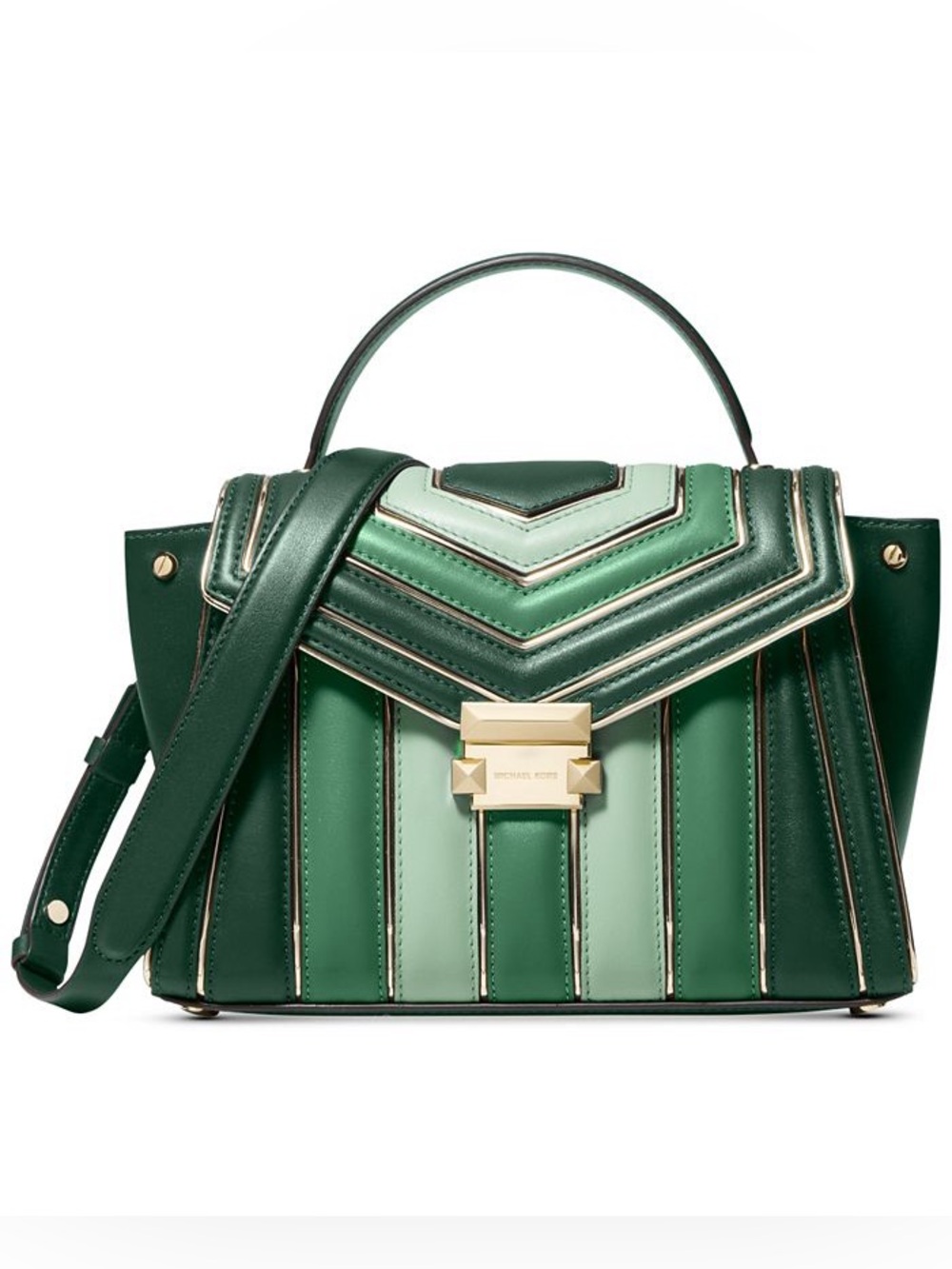 MICHAEL KORS | Whitney Tricolor Leather Satchel